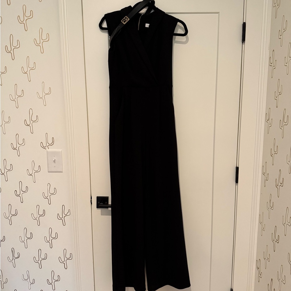 Calvin Klein Black Jumpsuot with Belt